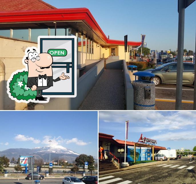 Guarda la parte esterna di Autogrill Casilina Ovest