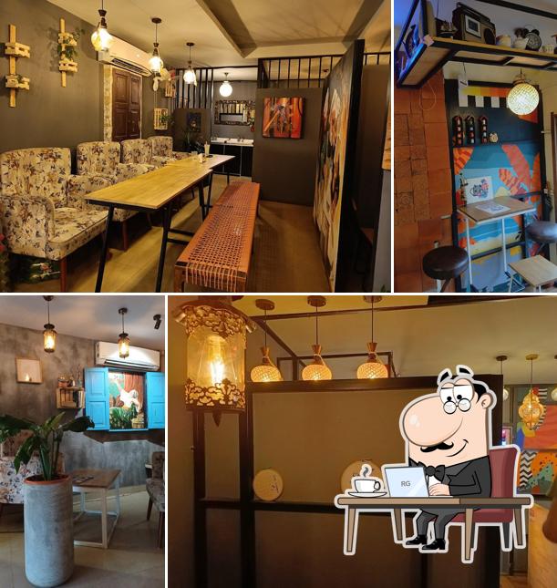 The interior of Rumi Art Cafe