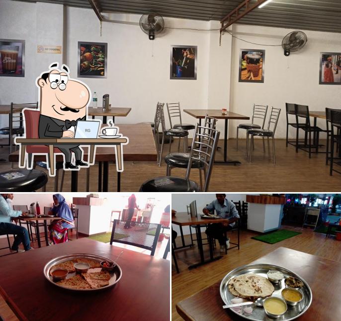 Check out how RK Restaurant & Fast Food , South indian, Dal bati , Jain food , traditional food udaipur, Gujarati food looks inside