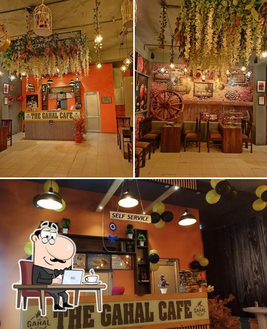 The interior of The Gahal Cafe