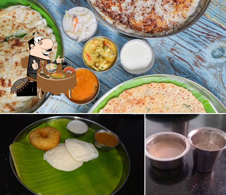 This is the photo showing food and beverage at ALM Pranavam Restaurant