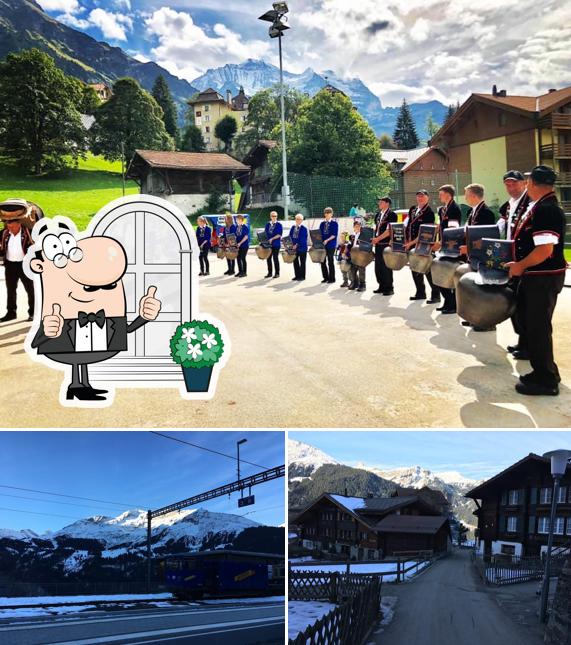 La parte esterna è una caratteristica importante di Restaurant Eiger Wengen