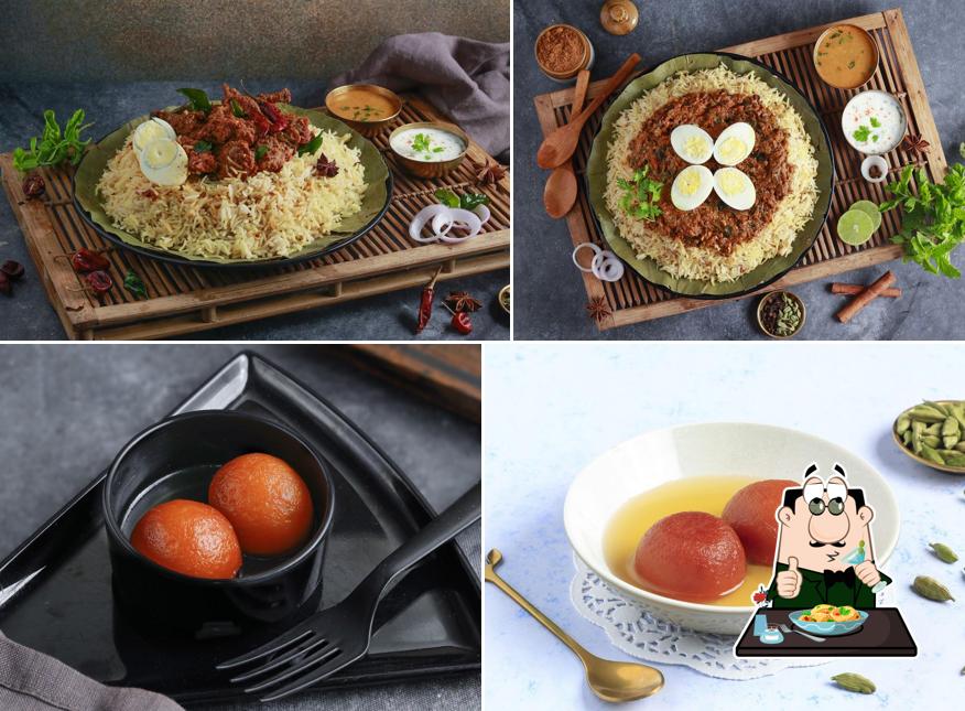 Meals at Bagara Biryani cafe