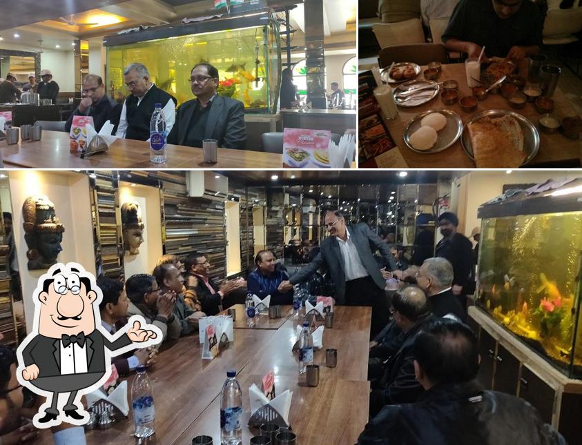 The interior of Sagar Ratna