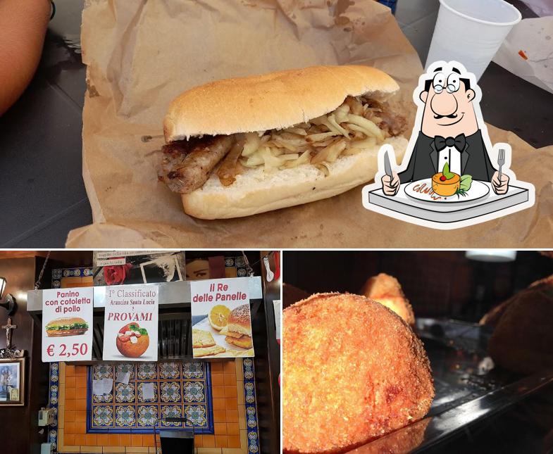 Panino con maiale stirato al Antica focacceria Ingrao