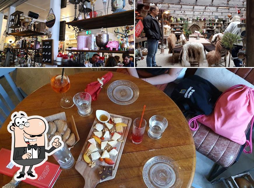 Gli interni di Chesery Restaurant und Brocante