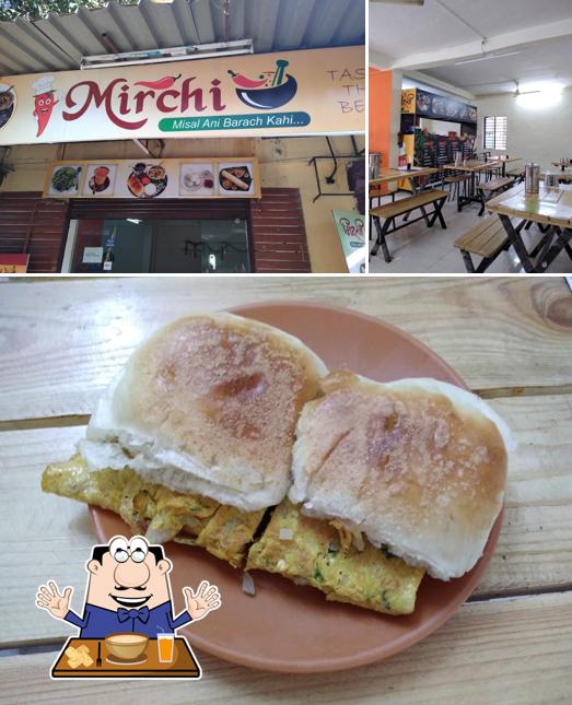 The picture of Hotel Mirchi’s food and interior
