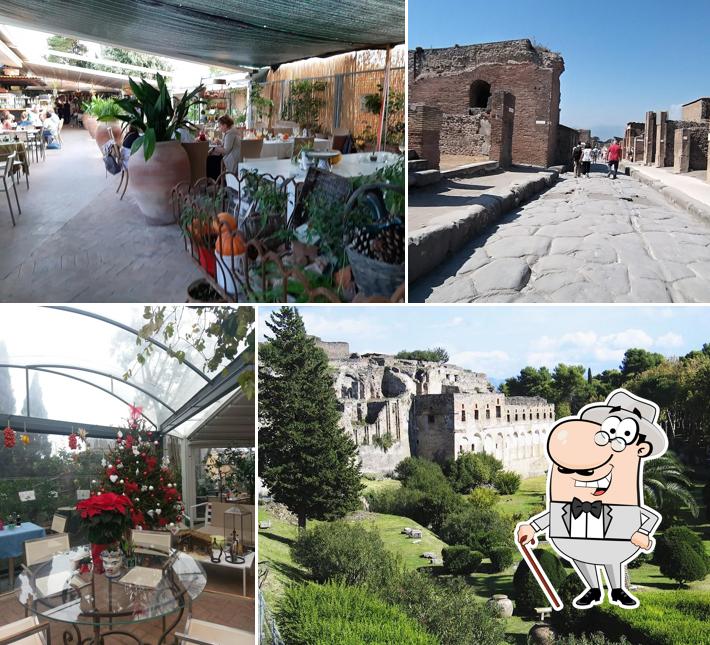 Gli esterni di Hortus Pompei, Restaurant & Garden Bar