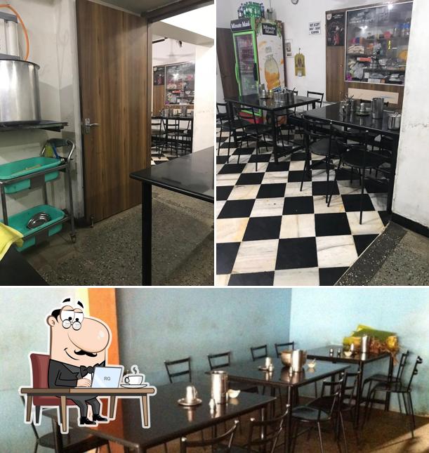 The interior of Hotel Annavasal