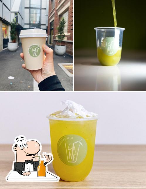 Você pode pedir uma bebida do menu