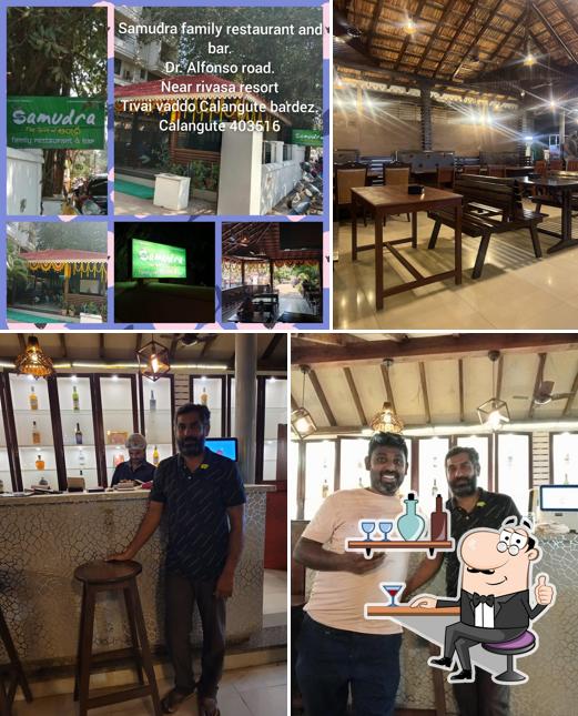 The interior of Samudra ANDHRA family restaurant . Pakka telugu food