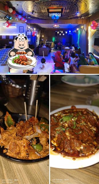 Check out the picture displaying food and wedding at The Dark House Cafe