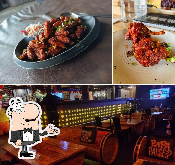 The interior of #BBi Booze Buzz Inhouse Cocktail bar and Restaurant