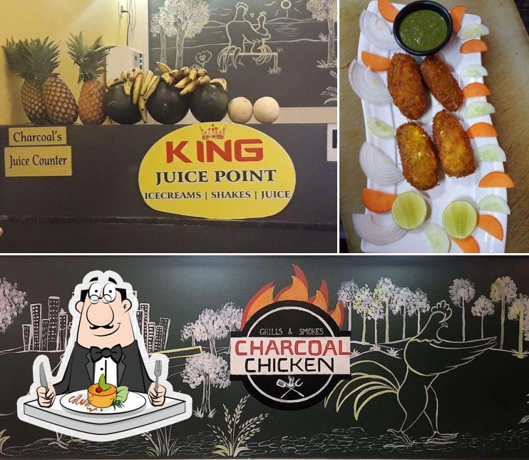 Food at Charcoal Chicken