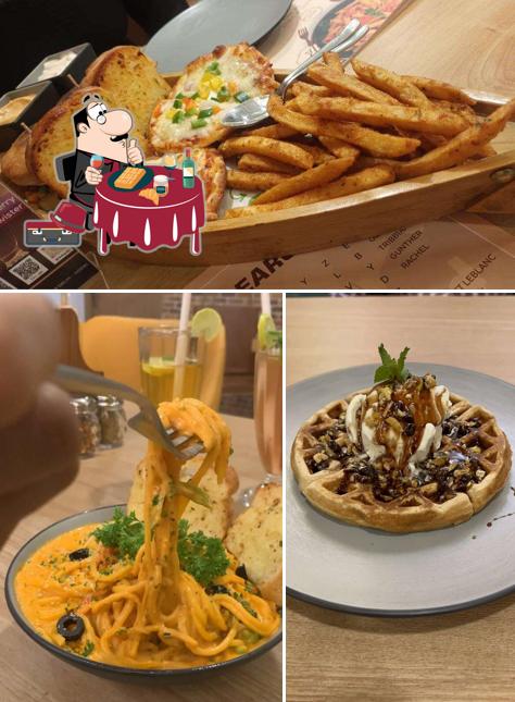 Waffles at This And That Cafe