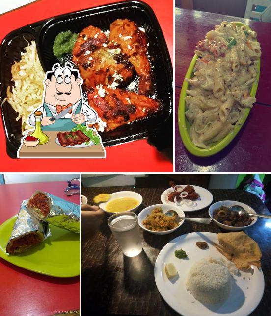 Baby back ribs at Café HotBox