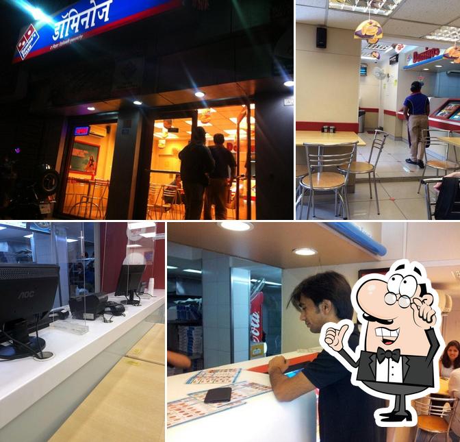 The interior of Domino's Pizza Wanawadi, Pune