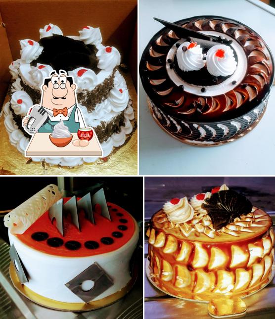 B4U cakes serves a selection of desserts