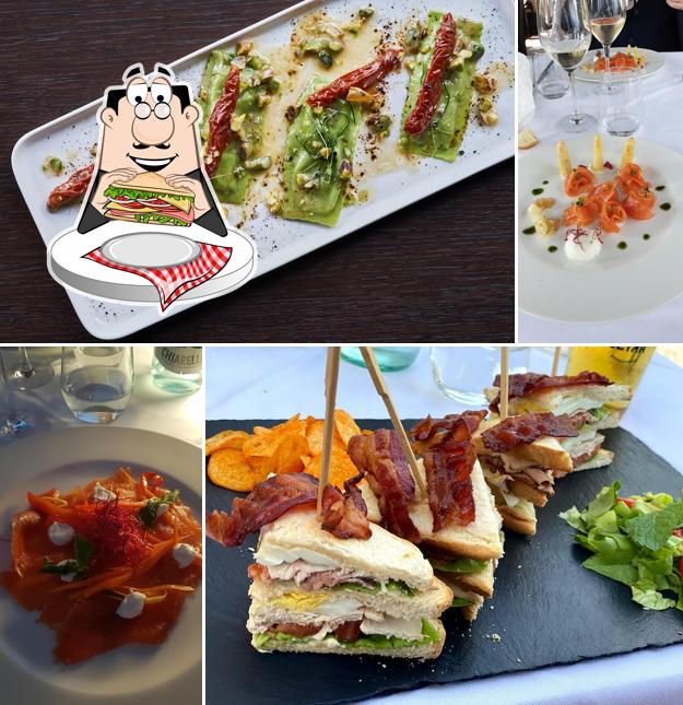 Club sandwich al Lido di Cernobbio
