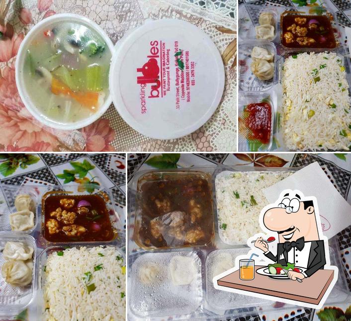 Meals at Sparkling Bubbles