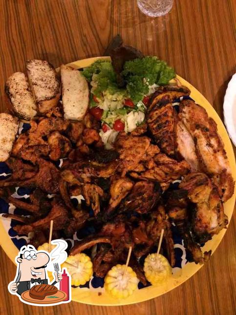 Chef Inam's Steak House provides meat meals