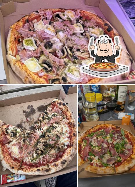 Essayez de nombreux types de pizzas