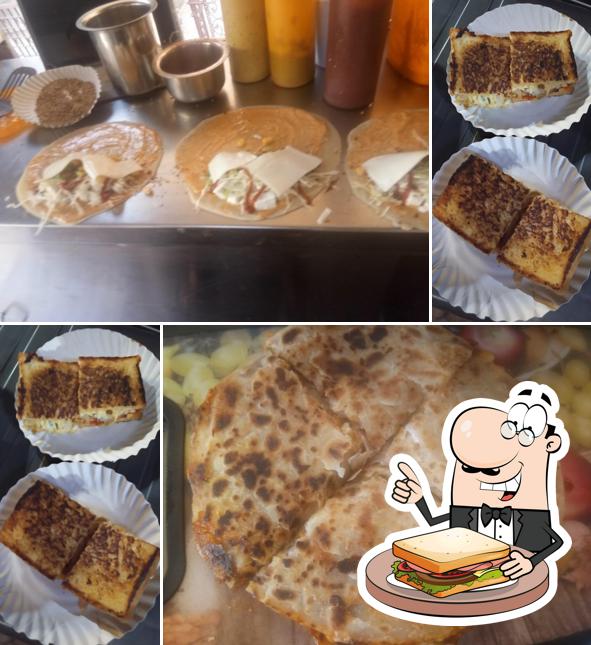 Grilled cheese sandwich at CAFE BARODA EXPRESS