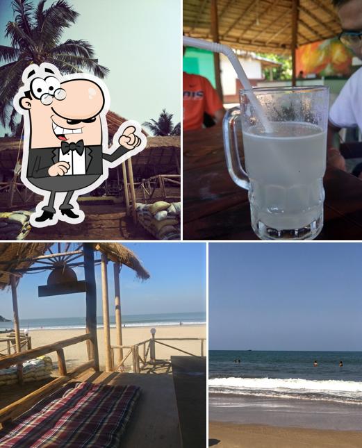 Enjoy the view at the outside area of Cafe Nistara