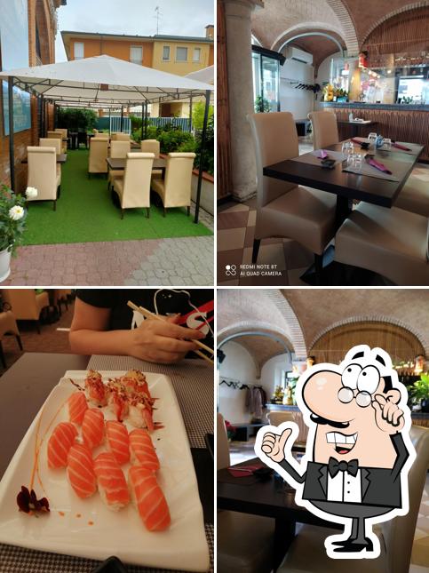 Dai un'occhiata agli interni di Sakura Ya sushi mantova