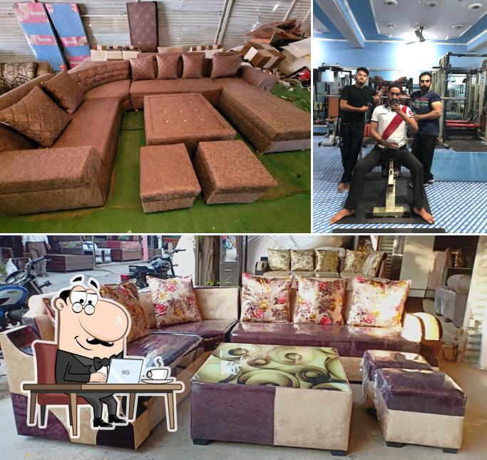 The interior of Shergill Dairy & Sweets