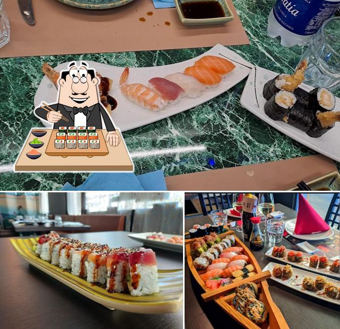 Scegli le varie opzioni di sushi