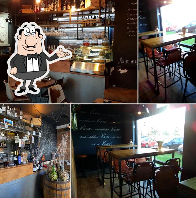 Gli interni di Bellucci - Coffee and Wine bar