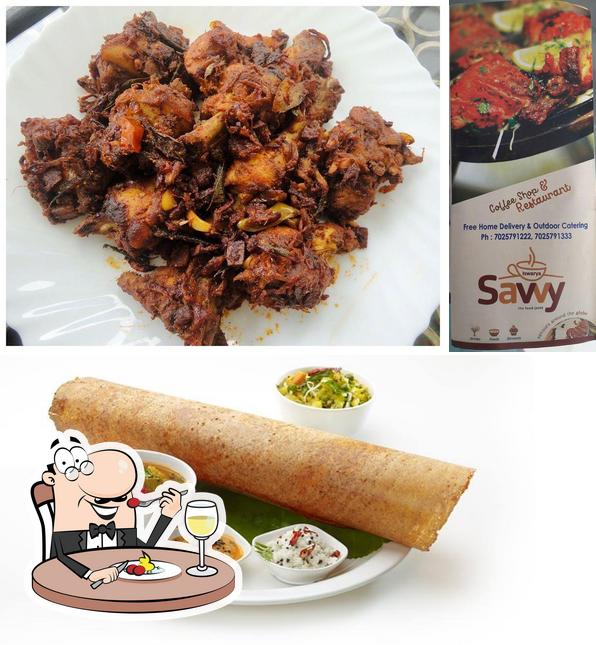 Food at SAVVY Multi Cuisine Restaurant