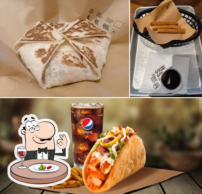 The photo of Taco Bell’s food and beverage