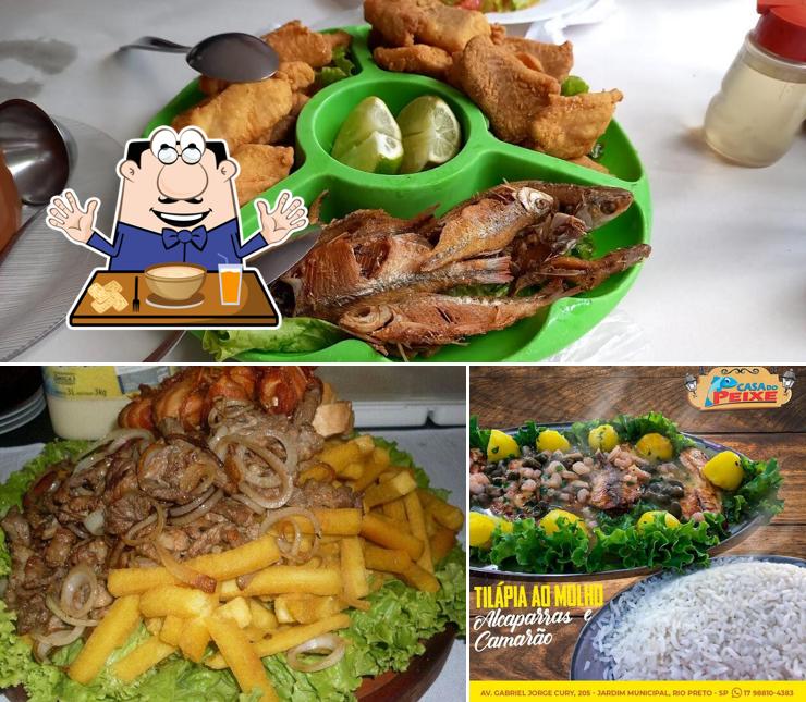 Platos en Casa do Peixe