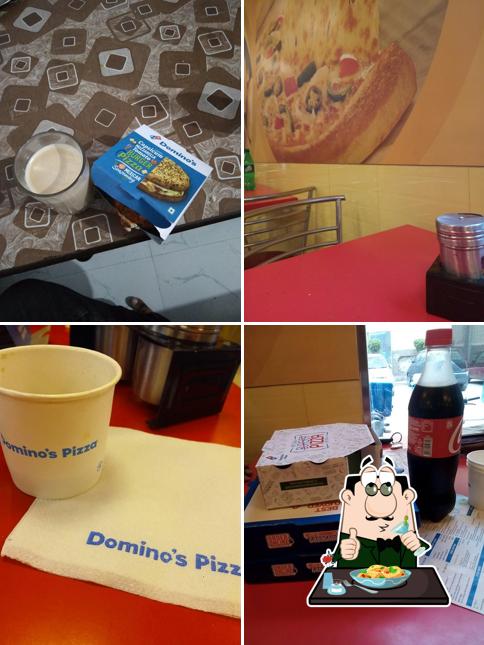 Among various things one can find food and drink at Domino's Pizza Home Land City Mall, Baddi