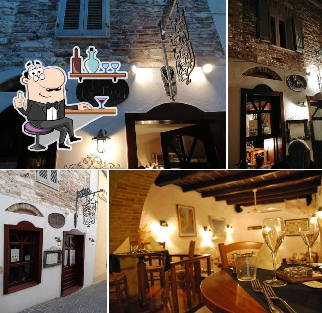 Gli interni di La Cambusa