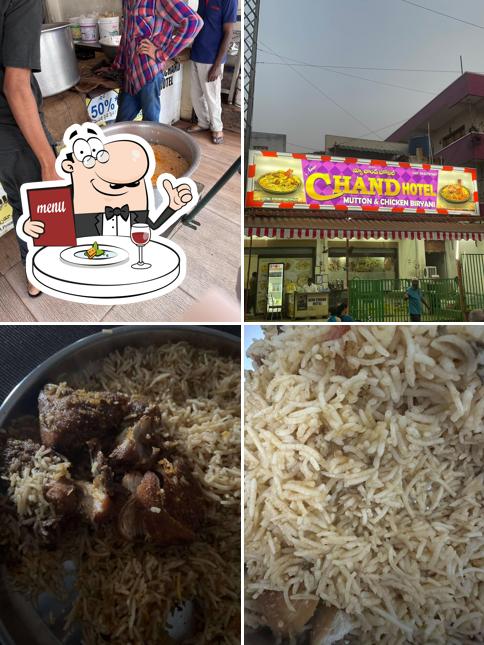 Food at New Chand Hotel