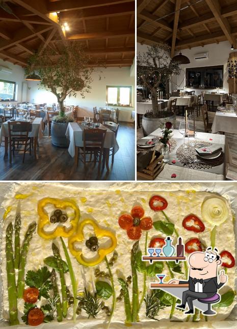 Tra le diverse cose da Agriturismo La Nuova Fattoria si possono trovare la interni e cibo