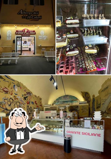 Gli interni di Il Gelato Degli Artisti