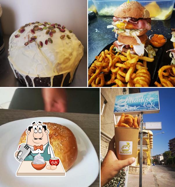 Paradise Café serve un'ampia selezione di dolci