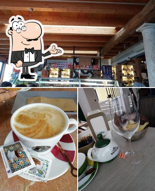 Tra le varie cose da Pasticceria Gelateria Il Semifreddo si possono trovare la interni e bevanda