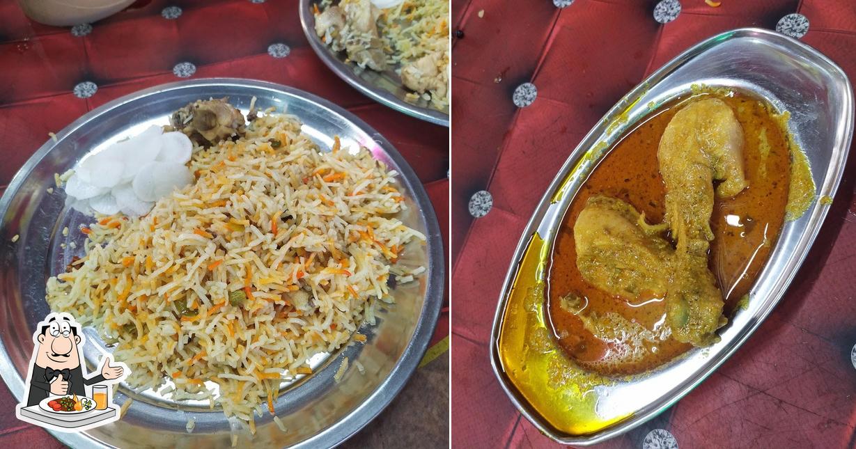 Food at Rampur Muradabadi chicken Biryani