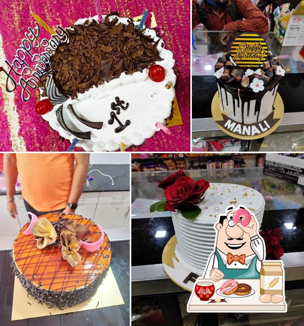TGB cafe 'n bakery Morbi provides a selection of desserts