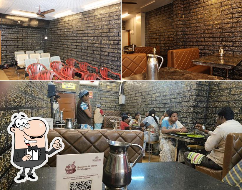 The interior of Mayuri Hotel & Bakery