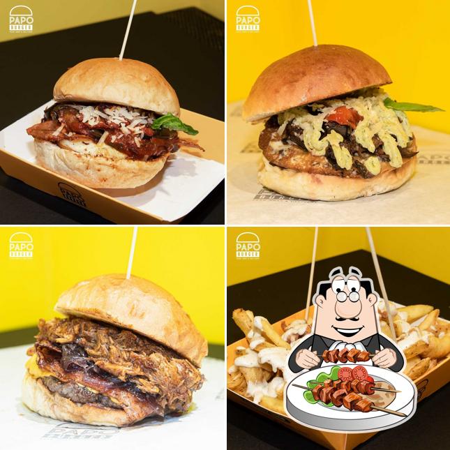 Panino con maiale stirato al Papo Burger