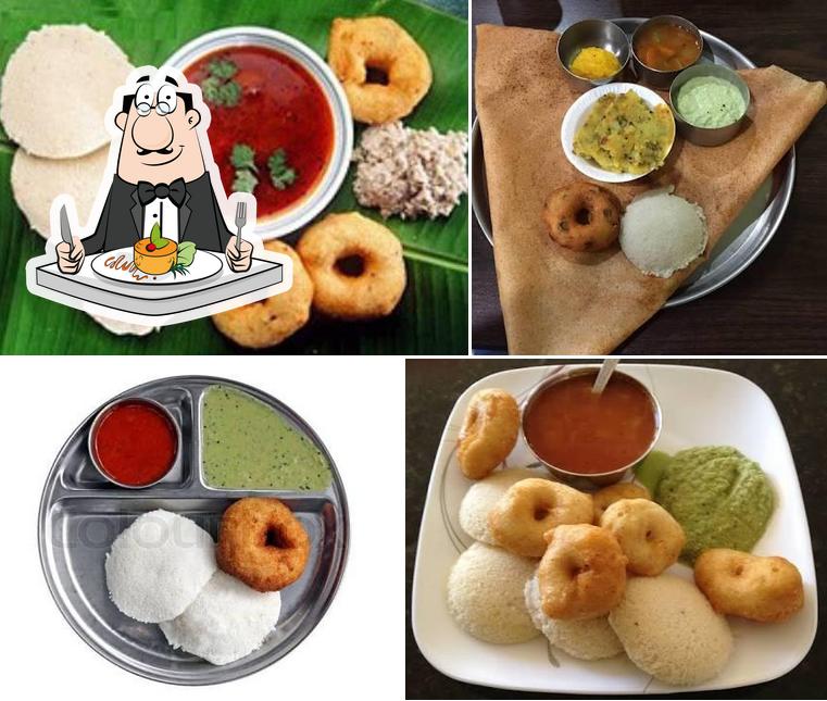 Meals at Madhrashi Idli Wada