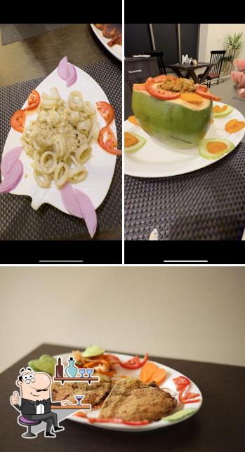 The interior of Mamma's Corner - Multi-Cuisine, Restaurant & Bar ,NH 66 Agassaim