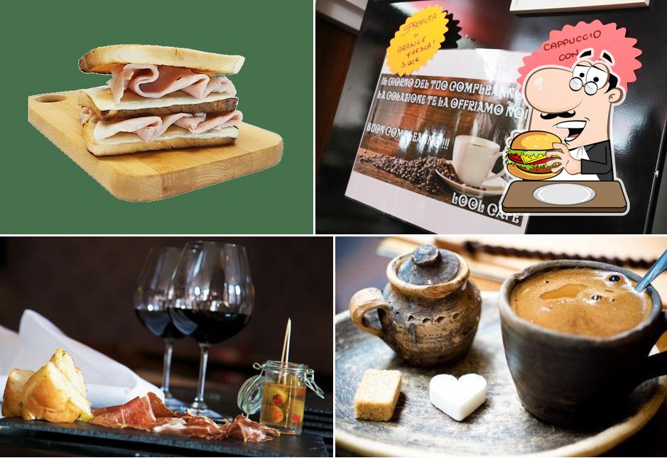 Ordina un hamburger a Bar Lool Caffe