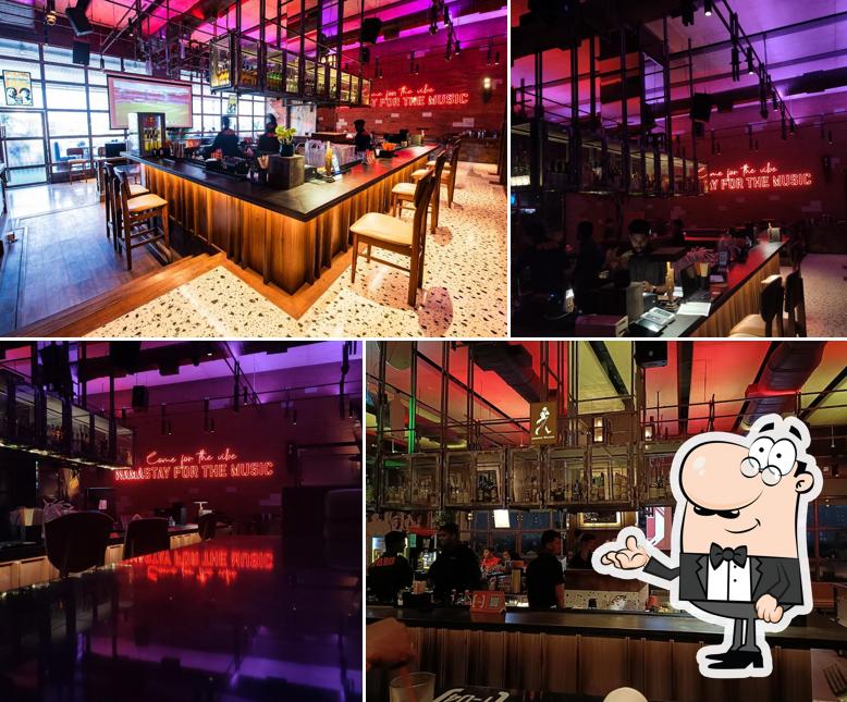 The interior of Koregaon Park SOCIAL